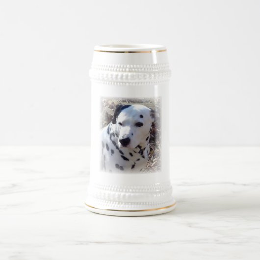 Dalmatian火犬ビールステイン ビールジョッキ (中央)