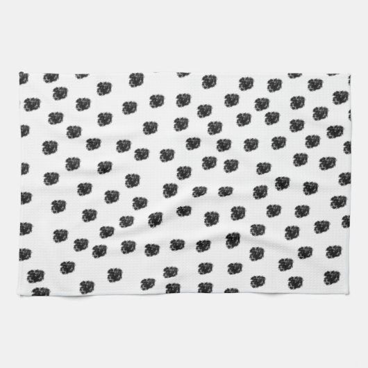 Dalmatian点 キッチンタオル (横)