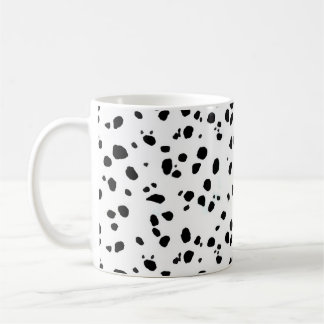 Dalmatian点、Dalmatianプリント、Dalmatian毛皮 コーヒーマグカップ