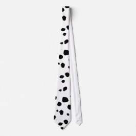 Dalmatian点、Dalmatianプリント、Dalmatian毛皮 ネクタイ
