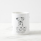 Dalmatian犬のコーヒー・マグ コーヒーマグカップ (中央)