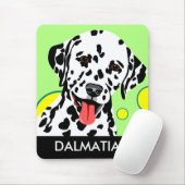Dalmatian犬のマウスパッド マウスパッド (マウス)