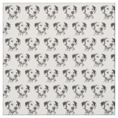 Dalmatian犬の芸術の生地 ファブリック (見本)