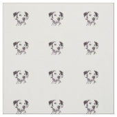 Dalmatian犬の芸術の生地 ファブリック (見本)