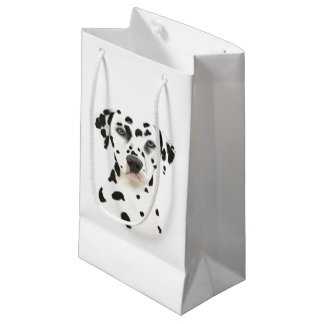 Dalmatian犬の芸術 スモールペーパーバッグ