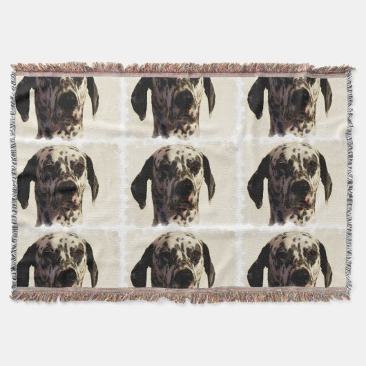 Dalmatian犬 スローブランケット (正面)