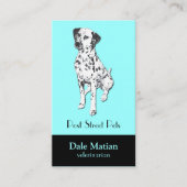Dalmatian犬 名刺 (正面)