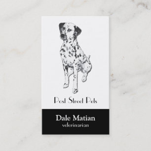 Dalmatian犬 名刺