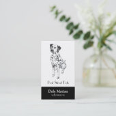 Dalmatian犬 名刺 (スタンド正面)