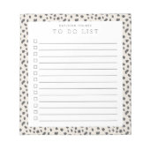 Dalmatian説得カスタムでメモ帳を一覧表示 ノートパッド (正面)