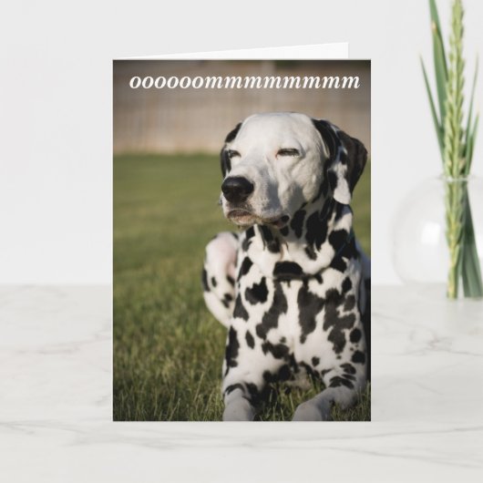 Dalmatian黙想 カード (正面)