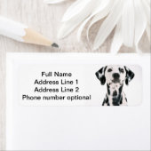 Dalmatian Addressステッカー ラベル (インサイチュ)