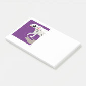 Dalmatian art Post-It® Notes, 10" x 6" ポストイット (アングル)