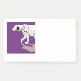 Dalmatian art Post-It® Notes, 10" x 6" ポストイット