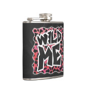 Dalmatian Black and Red with Wild Me フラスク (右)