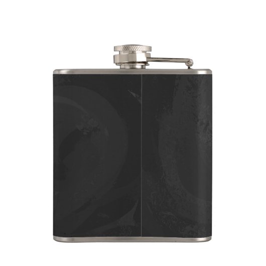 Dalmatian Black and Red with Wild Me フラスク (裏面)