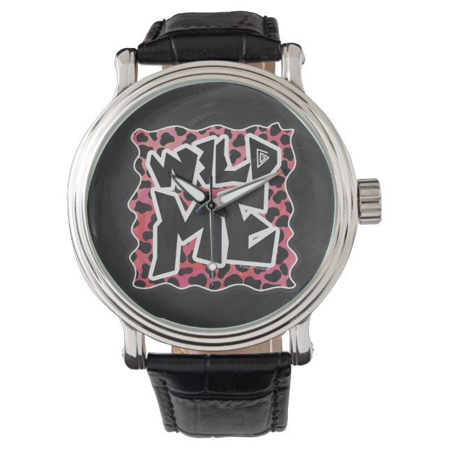 Dalmatian Black and Red with Wild Me 腕時計 (正面)