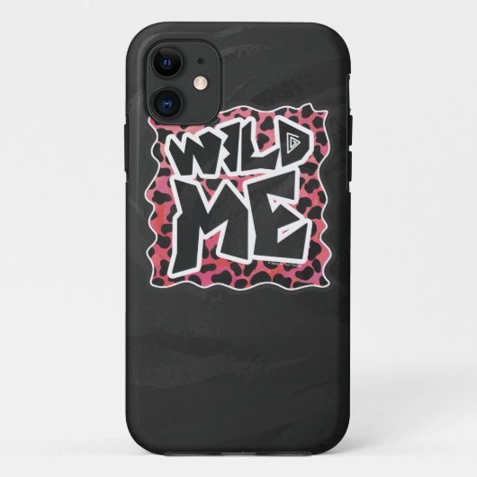 Dalmatian Black and Red with Wild Me Case-Mate iPhoneケース (裏面)
