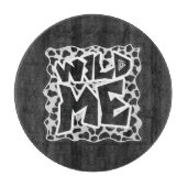 Dalmatian Black and White with Wild Me カッティングボード (正面)