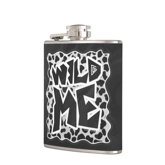 Dalmatian Black and White with Wild Me フラスク (左)