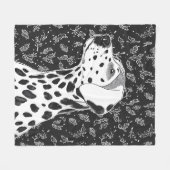 Dalmatian blanket フリースブランケット (正面(横))