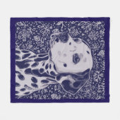 Dalmatian blanket フリースブランケット (正面(横))