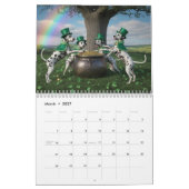 Dalmatian Calendar カレンダー (3月 2027)