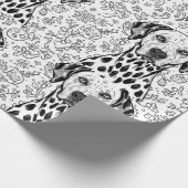 Dalmatian christmas ラッピングペーパー (角)