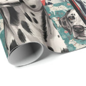 Dalmatian christmas ラッピングペーパー (ロールコーナー)