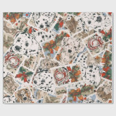 Dalmatian christmas ラッピングペーパー (フラット)