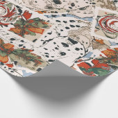 Dalmatian christmas ラッピングペーパー (角)