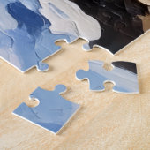 Dalmatian Christmas Lighthouse Holiday ジグソーパズル (側面)