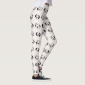Dalmatian Cute Dog Lover Pattern レギンス (右)