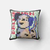 Dalmatian, dalmatiërs, pixel art, Pixelart  クッション (裏面)