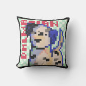 Dalmatian, dalmatiërs, pixel art, Pixelart  クッション (正面)