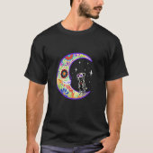 Dalmatian Dia De Los Muertos Skeleton Tシャツ (正面)