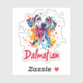 Dalmatian Dog シール (シート)
