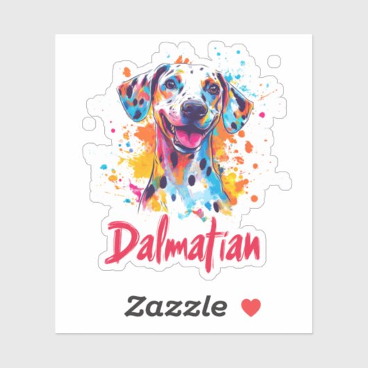 Dalmatian Dog シール (シート)