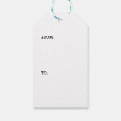 Dalmatian Dog Breed Christmas ギフトタグ (裏面)