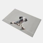 Dalmatian Dog Doormat Art ドアマット (アングル)