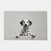 Dalmatian Dog Doormat Art ドアマット (正面)