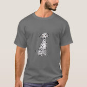 Dalmatian Dog illustration Tシャツ (正面)
