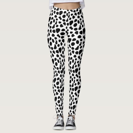 Dalmatian Dog Legging, Animal Legging for women レギンス (正面)