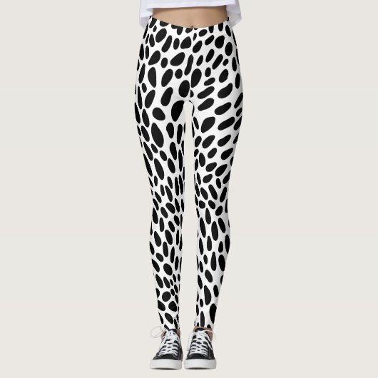 Dalmatian Dog Legging, Animal Legging for women レギンス (正面)