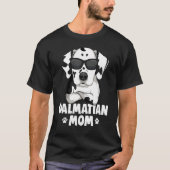 Dalmatian Dog Mom Womens Tシャツ (正面)