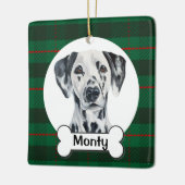 Dalmatian Dog Ornament セラミックオーナメント (左)