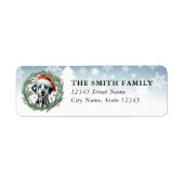 Dalmatian Dog Return Address Labels ラベル (正面)