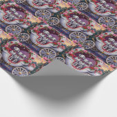 Dalmatian Dog Valentine's Day  ラッピングペーパー (角)