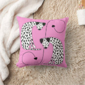 Dalmatian dogs Throw Pillow クッション (ブランケット)