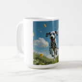 Dalmatian Elegant Coffee Mug コーヒーマグカップ (正面左)